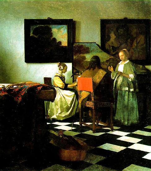 Johannes Vermeer The Concert Germany oil painting art
